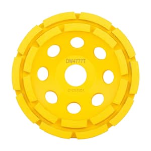 Dewalt 5 inch / 125 mm Double Row Diamond Cup Grinding Wheel For Angle Grinders, DW4777T-AE