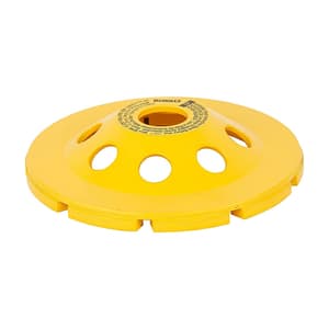 Dewalt 5 inch / 125 mm Double Row Diamond Cup Grinding Wheel For Angle Grinders, DW4777T-AE