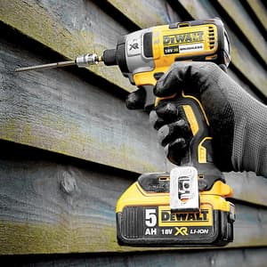 Dewalt 18V / 6.5mm 400W XR Li ion Cordless 3 Speed Impact Driver with Brushless Motor & 2x2.0 Batteries Included, DCF887D2-QW