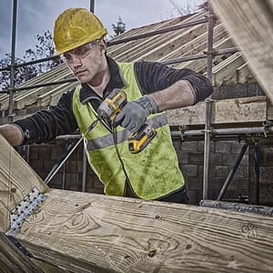 Dewalt 18V / 6.5mm 400W XR Li ion Cordless 3 Speed Impact Driver with Brushless Motor & 2x2.0 Batteries Included, DCF887D2-QW