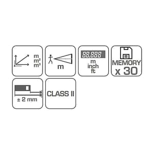 Hogert 80 Mtr Laser Distance Meter, HT4M324