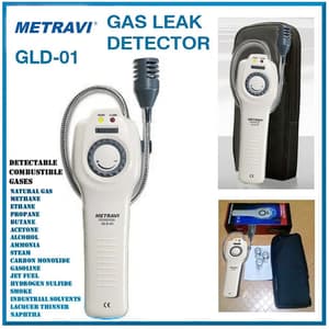 Metravi 50 PPM Combustible Gas Leakage Detector With Audio & Visual Alarm, GLD-01
