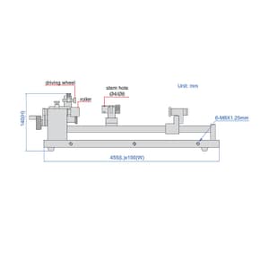 Insize 3 - 25 mm Quick Positioning Concentricity Gauge without Universal Stand, 4736-25