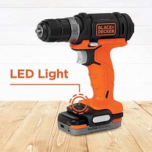 Black+Decker 12V Cordless GoPak Combo Kit (Pack Of 4 Pcs), BDCK502C1-B5