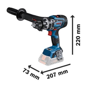 Bosch 18V Professional Cordless Drill Driver (BITURBO Brushless) , GSB 18V-150 C Solo