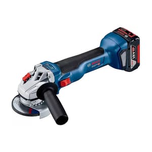 Bosch 100mm / 4 inch 18V Heavy Duty Cordless Angle Grinder (Brushless), GWS 18V-10 Kit
