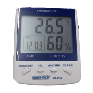 Kusam-Meco -10°C - 60°C Digital Hygro-Thermometer With Clock Alarm Function (Data Logger), KM 918 A