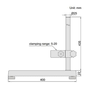 Insize Micrometer Stand for Outside Micrometer, 6302