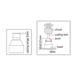 Insize-Plus 50 mm Electronic Zero Setter, 6553-50