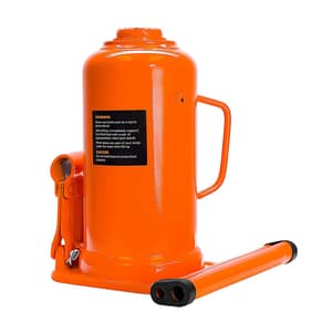 Groz 20 Ton Capacity Hydraulic Bottle Jack With Load Limiting Device, JACK/BT/20W