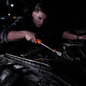 Groz 150 - 750 nm Professional Ratcheting Torque Wrench (3/4 Inch Sq. Drive), TQW/RT/3-4/750