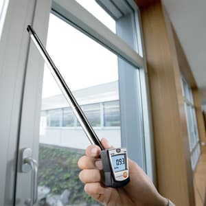 Testo 0 to +50 °C Pocket Sized Thermal Anemometer, Testo 405-V1