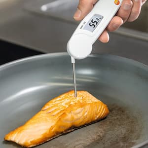 Testo -30 to +220°C Food Thermometer with Foldable Temperature Sensor, Testo 103
