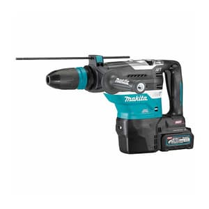 Makita 40 mm (1-9/16") XGT BL 8.0 J SDS-Max Cordless Rotary Hammer with Rapid Charger & 1 Pcs 4.0Ah Batteries, HR005GM201