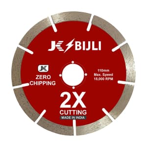 JK Bijli 4 inch / 110 mm Diamond Tile Cutting Blade (Zero Chipping Segmented), SD9060358