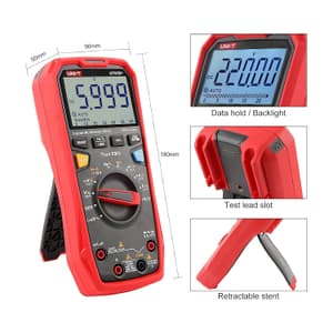 UNI-T 6000 Count True-RMS Digital Multimeter (HVAC), UT61D+