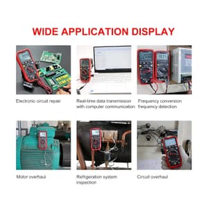 UNI-T 6000 Count True-RMS Digital Multimeter (HVAC), UT61D+