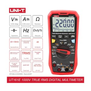 UNI-T 22000 Count True-RMS Electrician Digital Multimeter, UT161E
