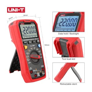 UNI-T 22000 Count True-RMS Electrician Digital Multimeter, UT161E