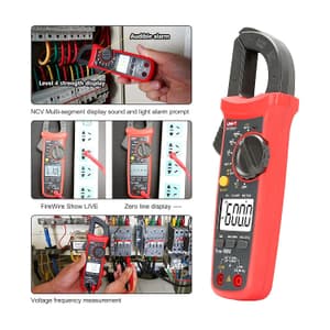 UNI-T 6000 Count / 600A AC TRMS Digital Clamp Meter, UT202A+