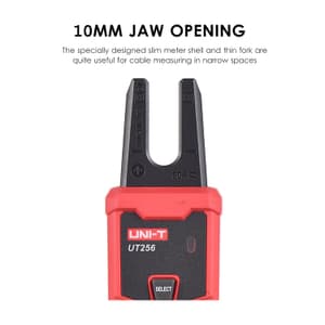 UNI-T 60A AC/DC TRMS Fork Type Clamp Meter, UT256