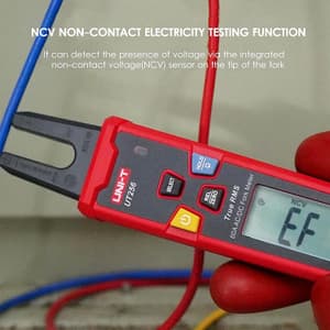 UNI-T 60A AC/DC TRMS Fork Type Clamp Meter, UT256