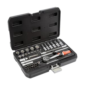 Yato 42 Pcs 1/4 Inch Sq. Drive Socket Set, YT-14481