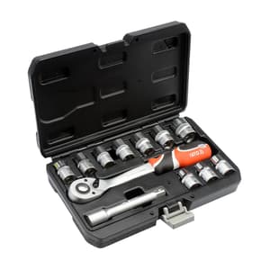 Yato 12 Pcs 1/2 Inch Sq. Drive Socket Set, YT-38671