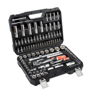 Yato 108 Pcs 1/4 & 1/2 Inch Sq. Drive Socket Set, YT-38791