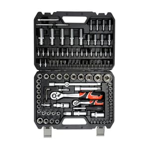 Yato 108 Pcs 1/4 & 1/2 Inch Sq. Drive Socket Set, YT-38791