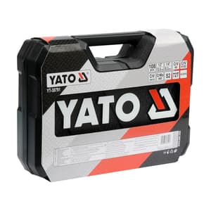 Yato 108 Pcs 1/4 & 1/2 Inch Sq. Drive Socket Set, YT-38791