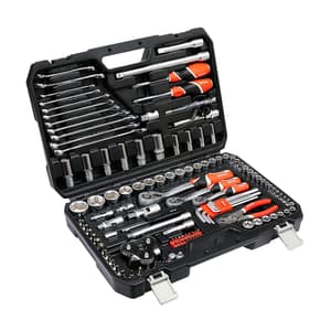 Yato 126 Pcs 1/2, 3/8, 1/4 Inch Sq. Drive Tool Set, YT-38875