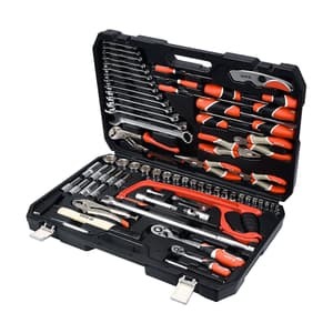 Yato 79 Pcs 1/2, 1/4 Inch Sq. Drive Tool Set, YT-38911