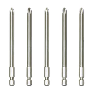 Dewalt PH2 x 110 mm Length Phillips Torsion Screwdriver Bits (Pack of 5 Pcs), DT7204-QZ