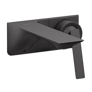 Kohler ModernLife Edge Single Control Wall Mount Basin / Lavatory Faucet Trim In Matte Black Finish, K-25759IN-4ND-BL