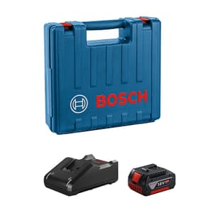 Bosch 18V Professional Cordless Impact Wrench with 2 Pcs 4.0 Ah Batteries & Charger, GDS 18V-350