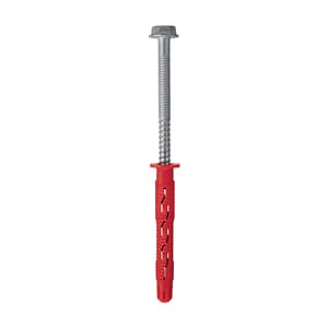 Hilti 10 x 100 mm HRD-HR Hex Head Plastic Frame / Screw Anchor - A4 Stainless Steel (Pack Of 50 Pcs), 423890