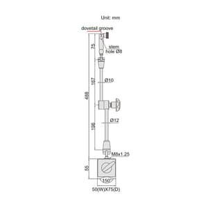 Insize 100 Kgf Universal Magnetic Stand, 6210-100