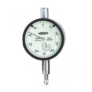 Insize 0 - 3 mm Compact Dial Indicator with Lug Back, 2311-3