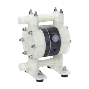 Groz 0 - 45 LPM Air Operated Double Diaphragm Pump, AODD/1-2/FPT/N