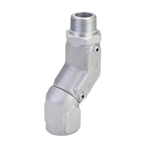 Groz 1 inch NPT Dual Plane Fuel Nozzle Swivel, SWV/2P/0-1/N