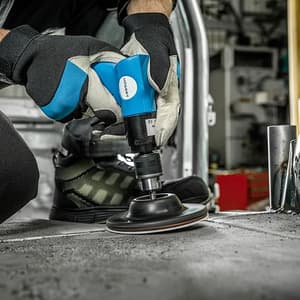 Hogert 125 mm / 120 Grit Velcro Abrasive Disc (Pack of 5 Pcs), HT8D105