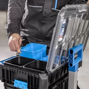 Hogert 543 x 368 x 368 mm Tool Organizer Suitcase, HT7G508