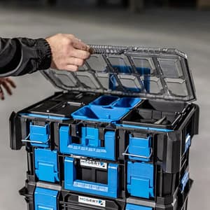 Hogert 543 x 368 x 368 mm Tool Organizer Suitcase, HT7G508