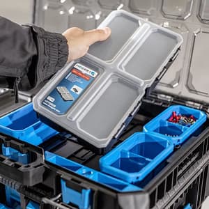 Hogert 543 x 390 x 390 mm Tool Organizer Suitcase, HT7G507