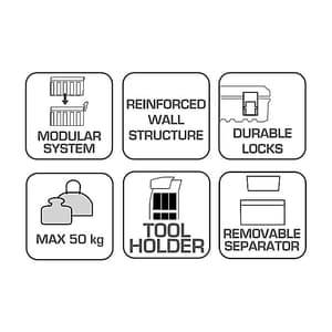 Hogert 50 Kg Load Capacity Toolbox, HT7G502