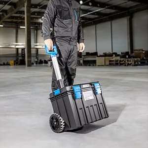 Hogert 50 Kg Load Capacity Mobile Tool Box Trolley, HT7G501