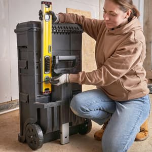 Stanley 5 in 1 Pro One Touch Modular Rolling Workshop, 1-79-206