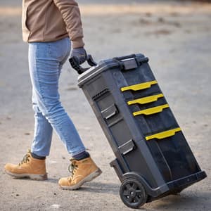 Stanley 5 in 1 Pro One Touch Modular Rolling Workshop, 1-79-206