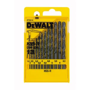 Dewalt 13 Pcs HSS Metal Drill Bit R-Set, DT5912